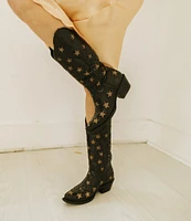 Black Star Marfa Star Stud Embellished Western Boots