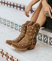 Black Star Marfa Studded Star Western Booties