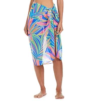 Bleu Rod Beattie On The Bright Side Printed Chiffon Pareo Swim Cover-Up