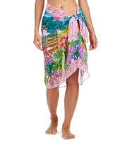 Bleu Rod Beattie St. Tropez Chiffon Pareo Swim Cover-Up