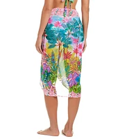 Bleu Rod Beattie St. Tropez Chiffon Pareo Swim Cover-Up