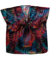 Bleu Rod Beattie Wild Thing V-Neck Caftan Swim Cover-Up