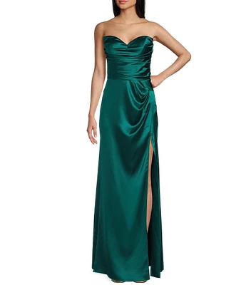 Blondie Nites Barcelona Strapless Dress