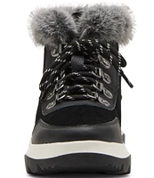 Blondo Ante Waterproof Suede Faux Fur Hiker Booties