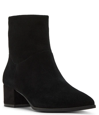 Blondo Arena Waterproof Suede Block Heel Booties