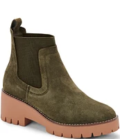 Blondo Dyme Waterproof Suede Lug Sole Booties