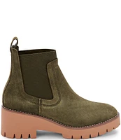 Blondo Dyme Waterproof Suede Lug Sole Booties