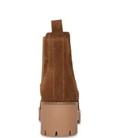 Blondo Dyme Waterproof Suede Lug Sole Booties