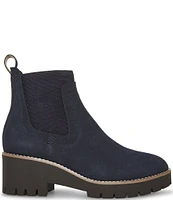 Blondo Dyme Waterproof Suede Lug Sole Booties