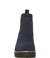 Blondo Dyme Waterproof Suede Lug Sole Booties