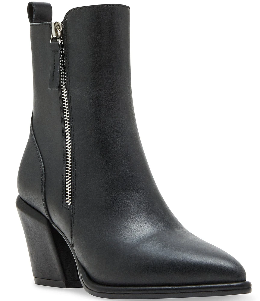 Blondo Elenor Waterproof Leather Block Heel Booties