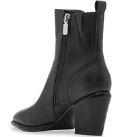 Blondo Elenor Waterproof Leather Block Heel Booties