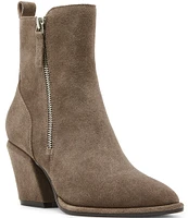 Blondo Elenor Waterproof Suede Block Heel Booties