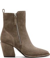 Blondo Elenor Waterproof Suede Block Heel Booties