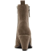 Blondo Elenor Waterproof Suede Block Heel Booties