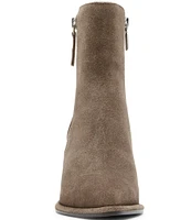 Blondo Elenor Waterproof Suede Block Heel Booties