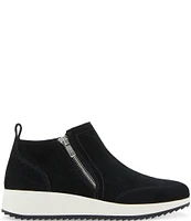 Blondo Ellorie Waterproof Suede Wedge Zip Sneakers