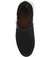 Blondo Ellorie Waterproof Suede Wedge Zip Sneakers