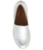 Blondo Garity Waterproof Leather Slip On Sneakers