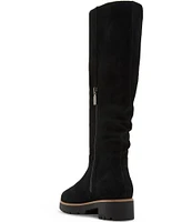 Blondo Kray Waterproof Suede Slouch Tall Boots