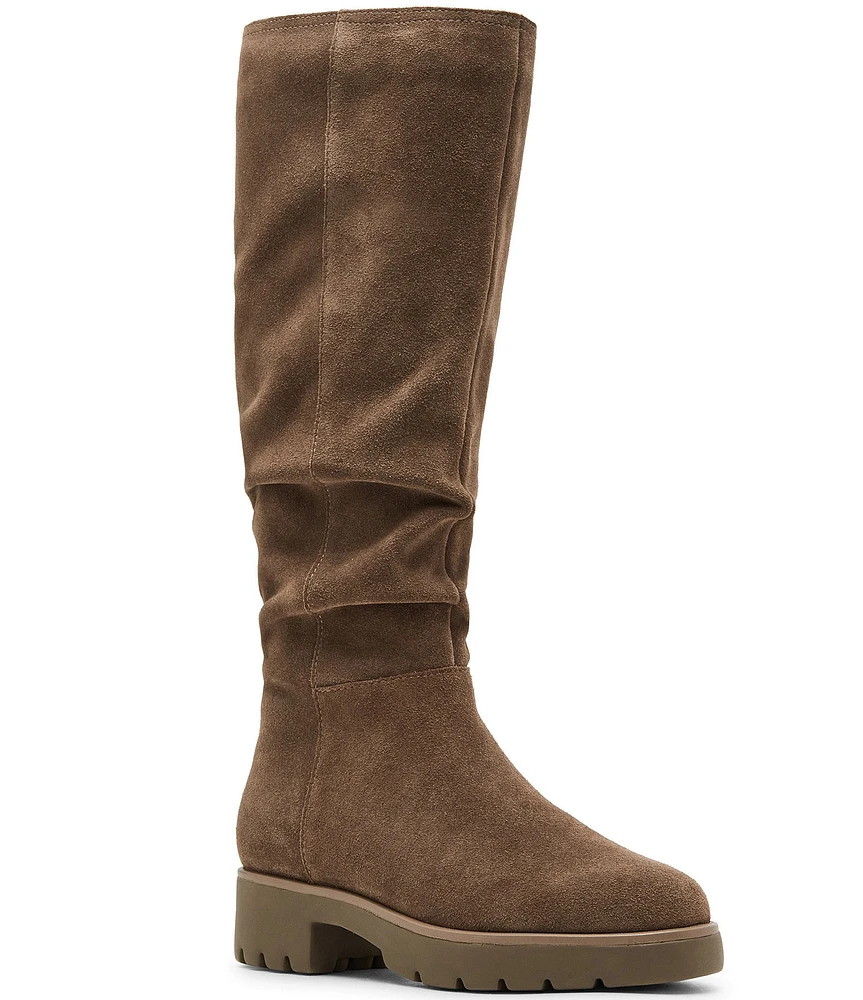 Blondo Kray Waterproof Suede Slouch Tall Boots