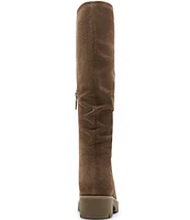 Blondo Kray Waterproof Suede Slouch Tall Boots