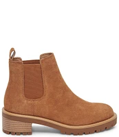 Blondo Mayes Waterproof Suede Lug Sole Booties