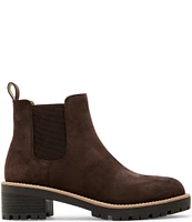 Blondo Mayes Waterproof Suede Lug Sole Booties