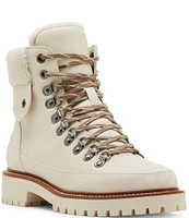 Blondo Natasia Waterproof Leather and Suede Lugged Hiker Booties