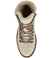 Blondo Natasia Waterproof Leather and Suede Lugged Hiker Booties