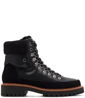 Blondo Natasia Waterproof Leather and Suede Lugged Hiker Booties