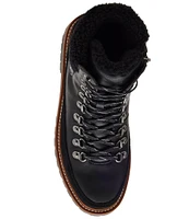 Blondo Natasia Waterproof Leather and Suede Lugged Hiker Booties