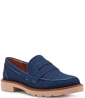 Blondo Penny Waterproof Denim Loafers