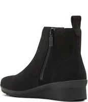 Blondo Shaya Waterproof Nubuck Suede Wedge Chelsea Booties