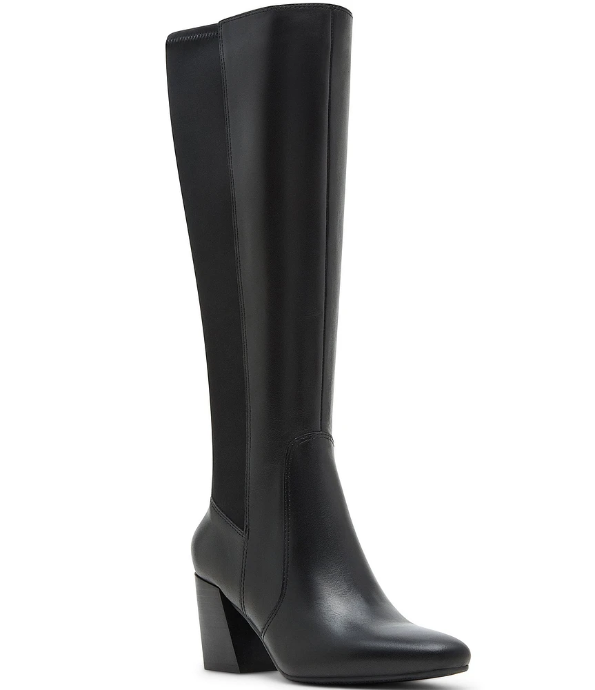 Blondo Silvanna Waterproof Leather Stretch Back Tall Boots