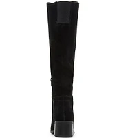 Blondo Tatiana Waterproof Suede Block Heel Tall Boots