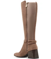 Blondo Twyla Waterproof Suede Stretch Back Tall Boots