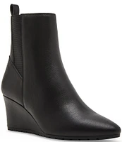 Blondo Veena Waterproof Leather Wedge Booties