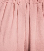 Blu Pepper Box Pleated Coordinating Midi Skirt