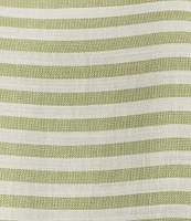 Blu Pepper Cap Sleeve Striped Cooridinating Top
