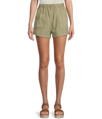 Blu Pepper Elastic Waist Shorts