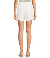 Blu Pepper High Waist Pleated Pull-On Shorts