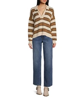 Blu Pepper Long Sleeve Stripe Pullover Sweater