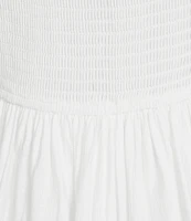 Blu Pepper Scoop Neck Bow Strap Corset Bodice Dress