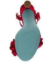 Blue by Betsey Johnson Arlo 3-D Flower Embellished Dress Sandals