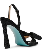 Blue by Betsey Johnson Joel Bow Embellished Dress Sandals