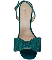 Blue by Betsey Johnson Joel Bow Embellished Dress Sandals