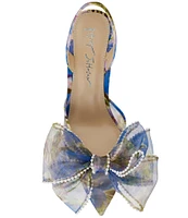 Blue by Betsey Johnson Kelli Floral Slingback Pumps