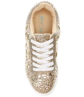 Blue by Betsey Johnson Reily Rhinestone Platform Sneakers