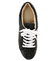 Blue by Betsey Johnson Sidny Rhinestone Embellished Family Matching Platform Lace-Up Sneakers